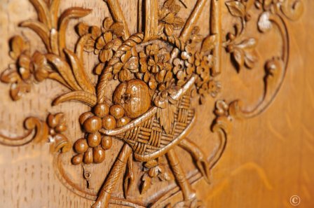 Ornements pour portes intérieures exclusives | Motif bois sculpté