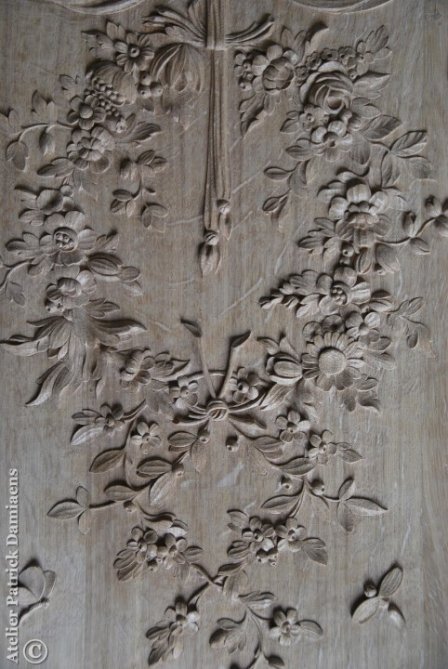 Sculpture sur bois | Ornements pour portes intérieures boiserie